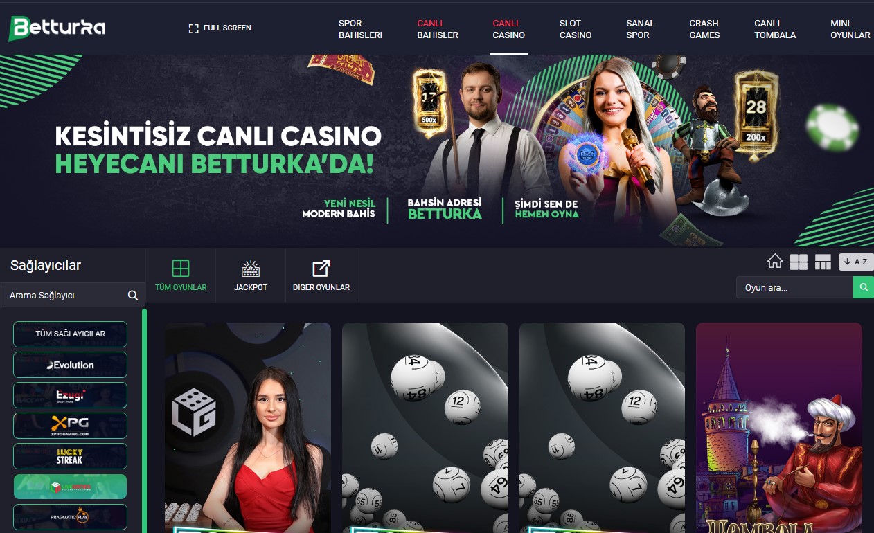 Betturka Casino Sitesi