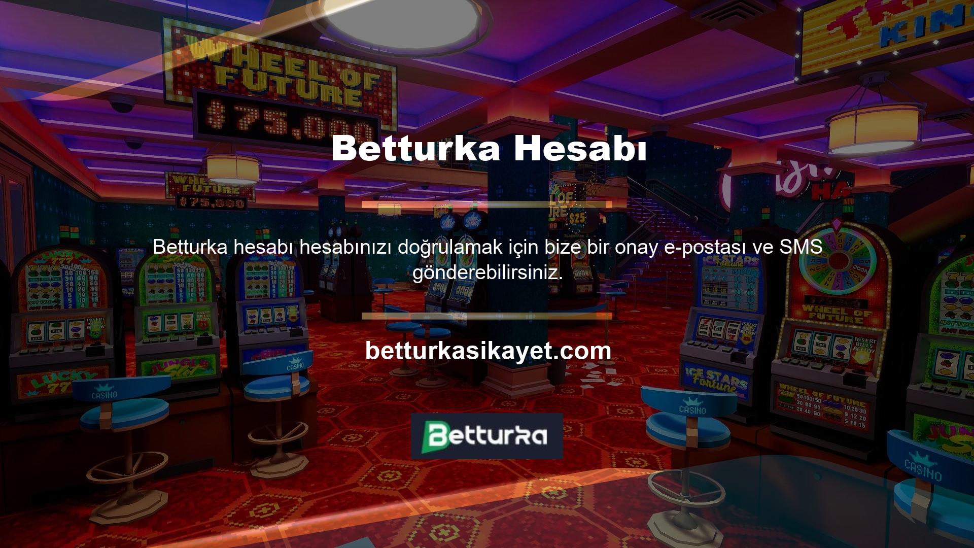 Casino endüstrisinde uzun yıllara dayanan deneyime sahip Betturka Casino Sitesi, güvenilir ve akredite bir web sitesidir