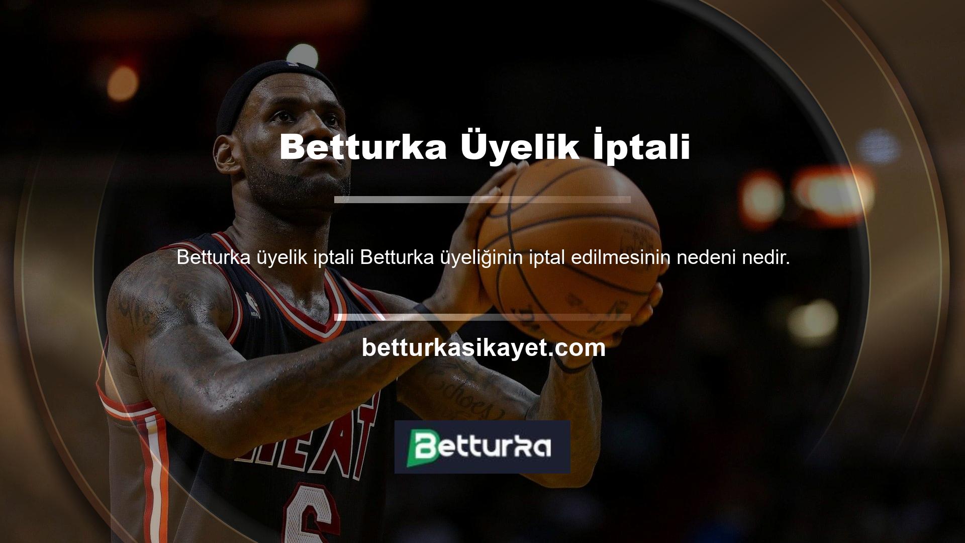 Betturka üyeliğinizi iptal etmeyi düşündüğünüzde, yukarıdaki adımları izleyebilirsiniz